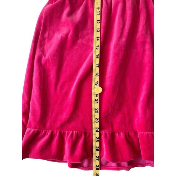 Vintage Y2K Juicy Couture Pink Velour Strapless Beach Royalty Dress‎ XXL EUC - Picture 7 of 8